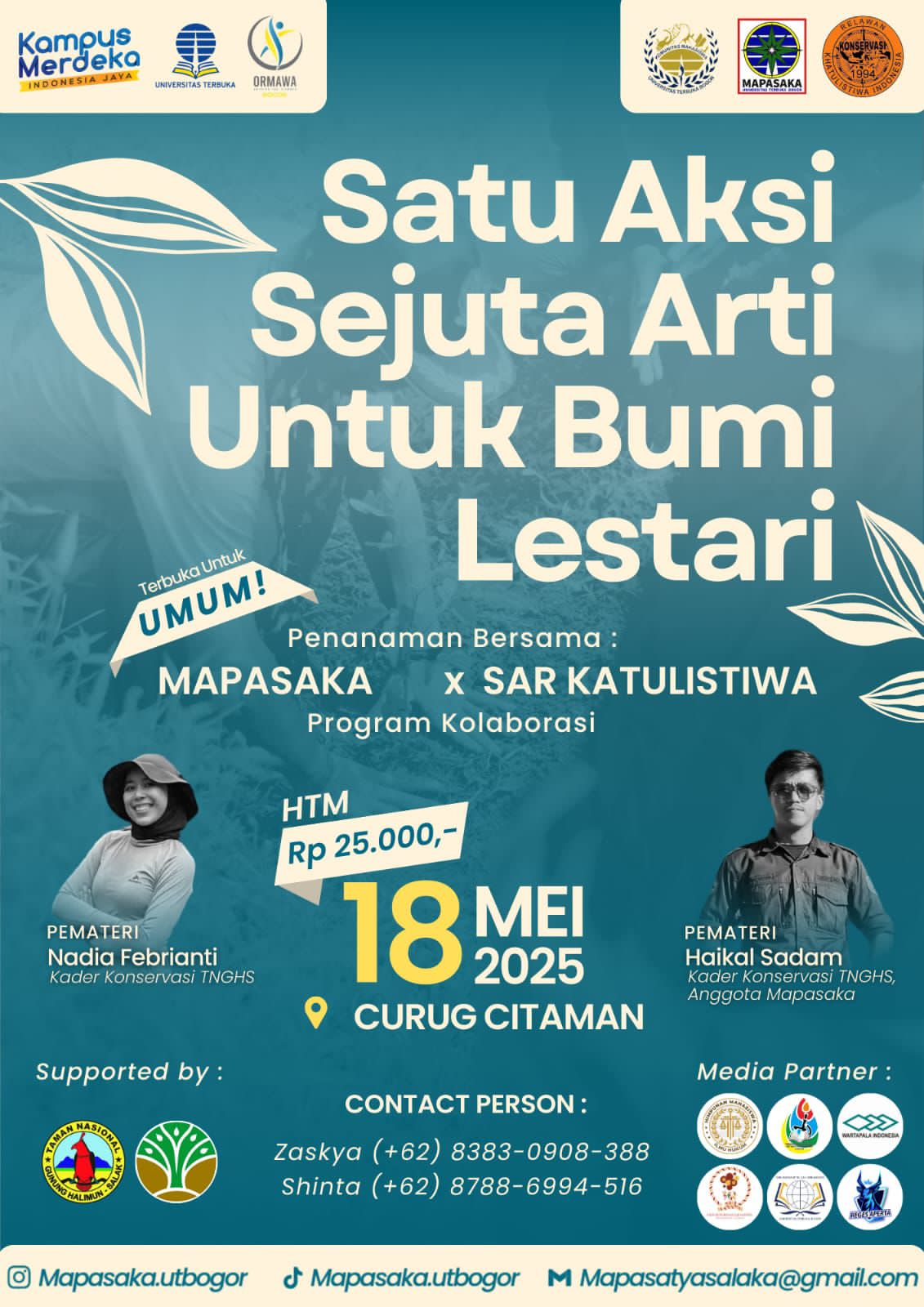 SATU AKSI, SEJUTA ARTI UNTUK BUMI LESTARI